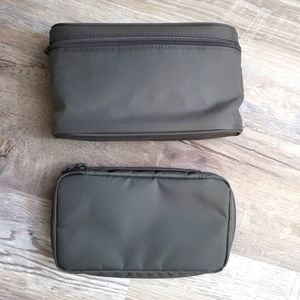 Two Muji make up storage/organizers